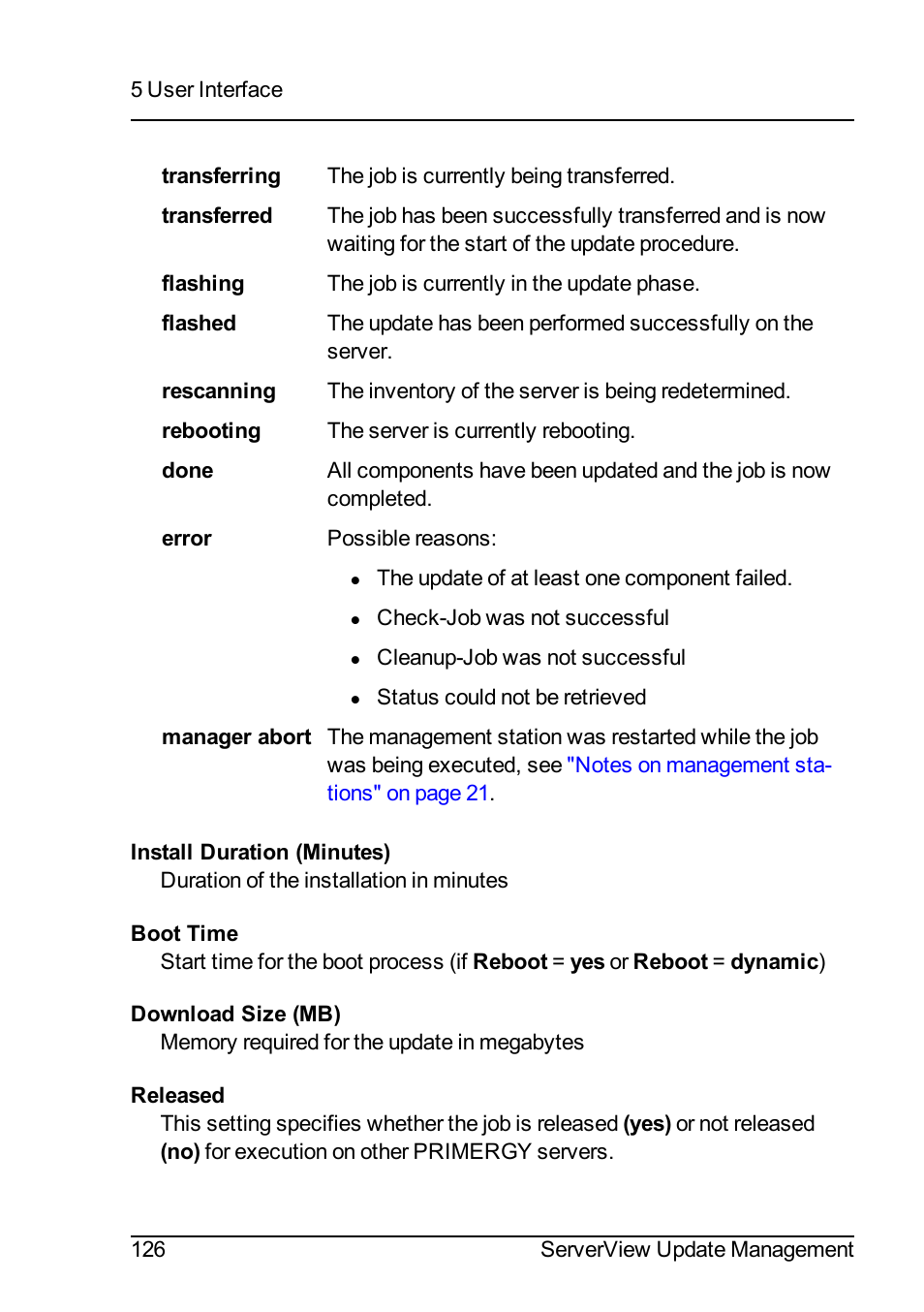 FUJITSU ServerView Suite V6.10 User Manual | Page 126 / 296