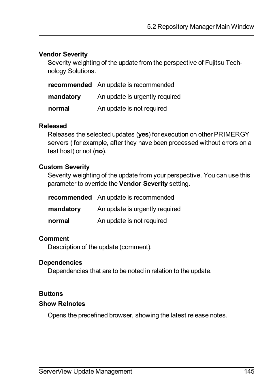 FUJITSU ServerView Suite V6.10 User Manual | Page 145 / 296