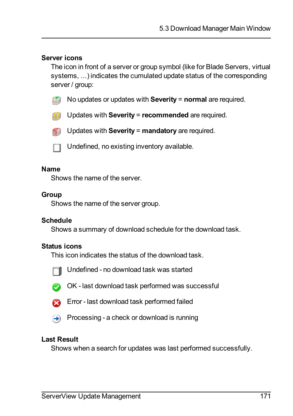FUJITSU ServerView Suite V6.10 User Manual | Page 171 / 296