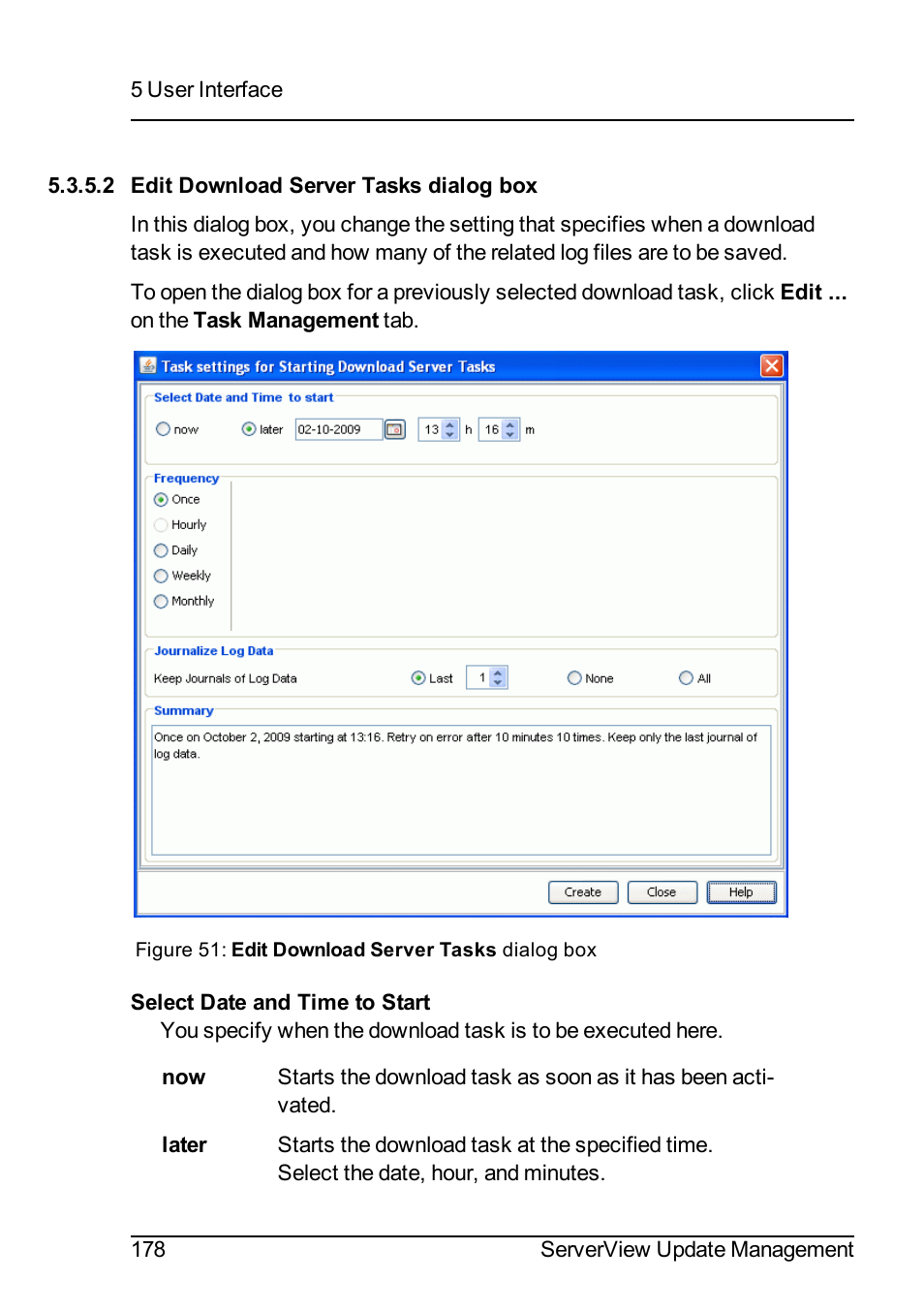 2 edit download server tasks dialog box | FUJITSU ServerView Suite V6.10 User Manual | Page 178 / 296