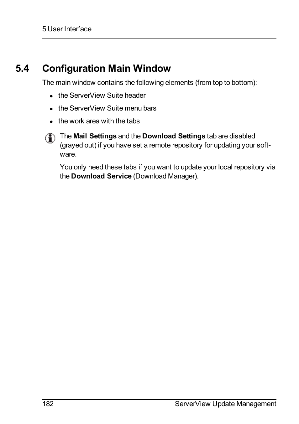4 configuration main window | FUJITSU ServerView Suite V6.10 User Manual | Page 182 / 296