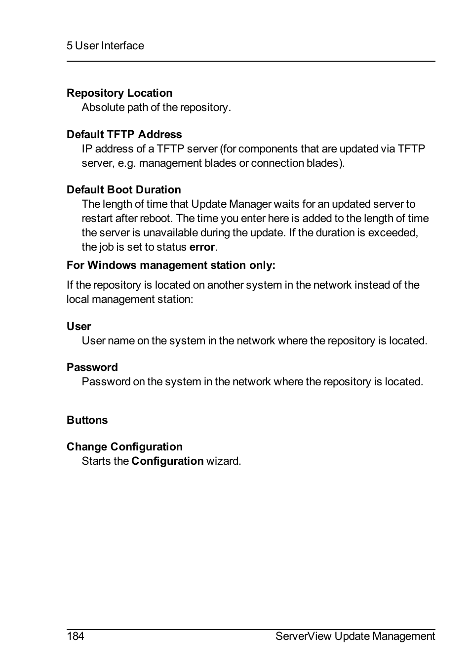 FUJITSU ServerView Suite V6.10 User Manual | Page 184 / 296