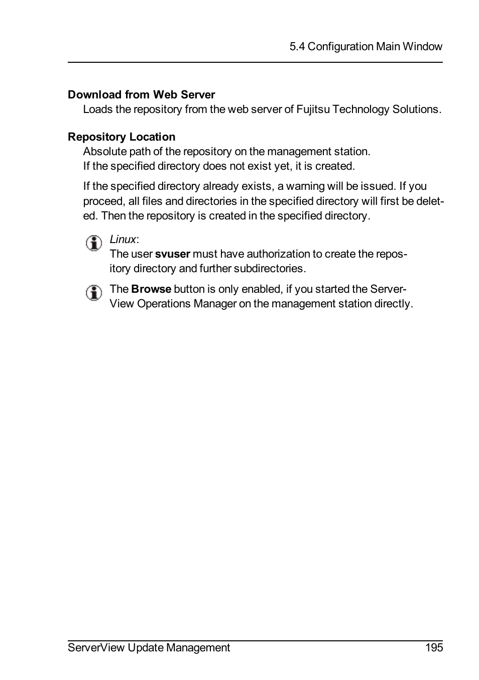 FUJITSU ServerView Suite V6.10 User Manual | Page 195 / 296