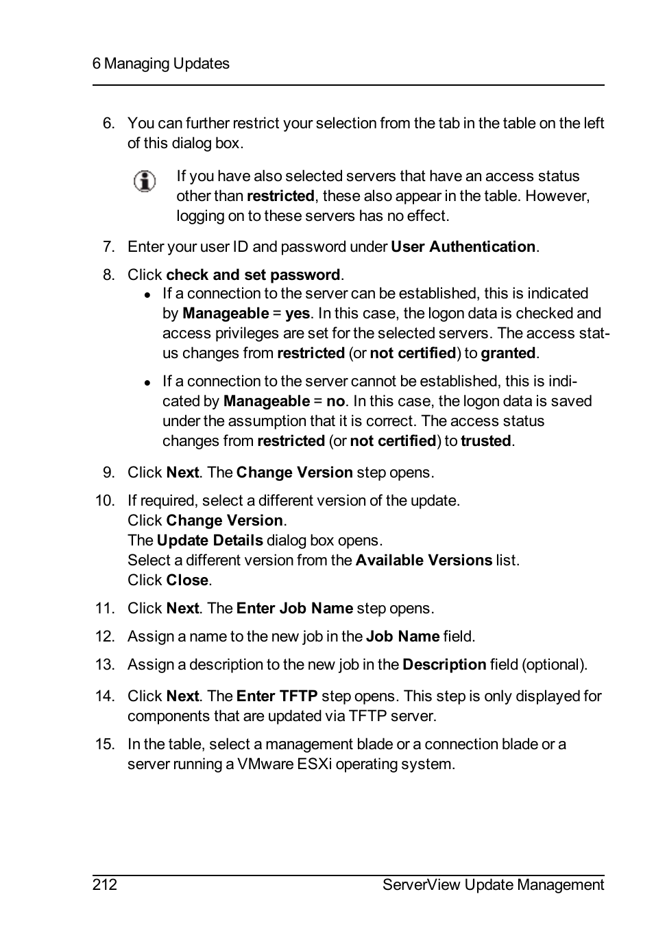 FUJITSU ServerView Suite V6.10 User Manual | Page 212 / 296
