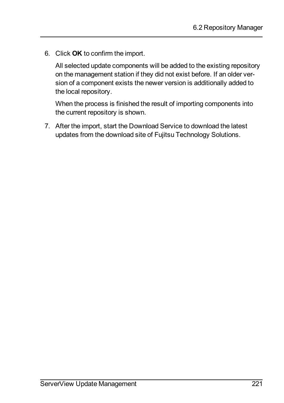 FUJITSU ServerView Suite V6.10 User Manual | Page 221 / 296