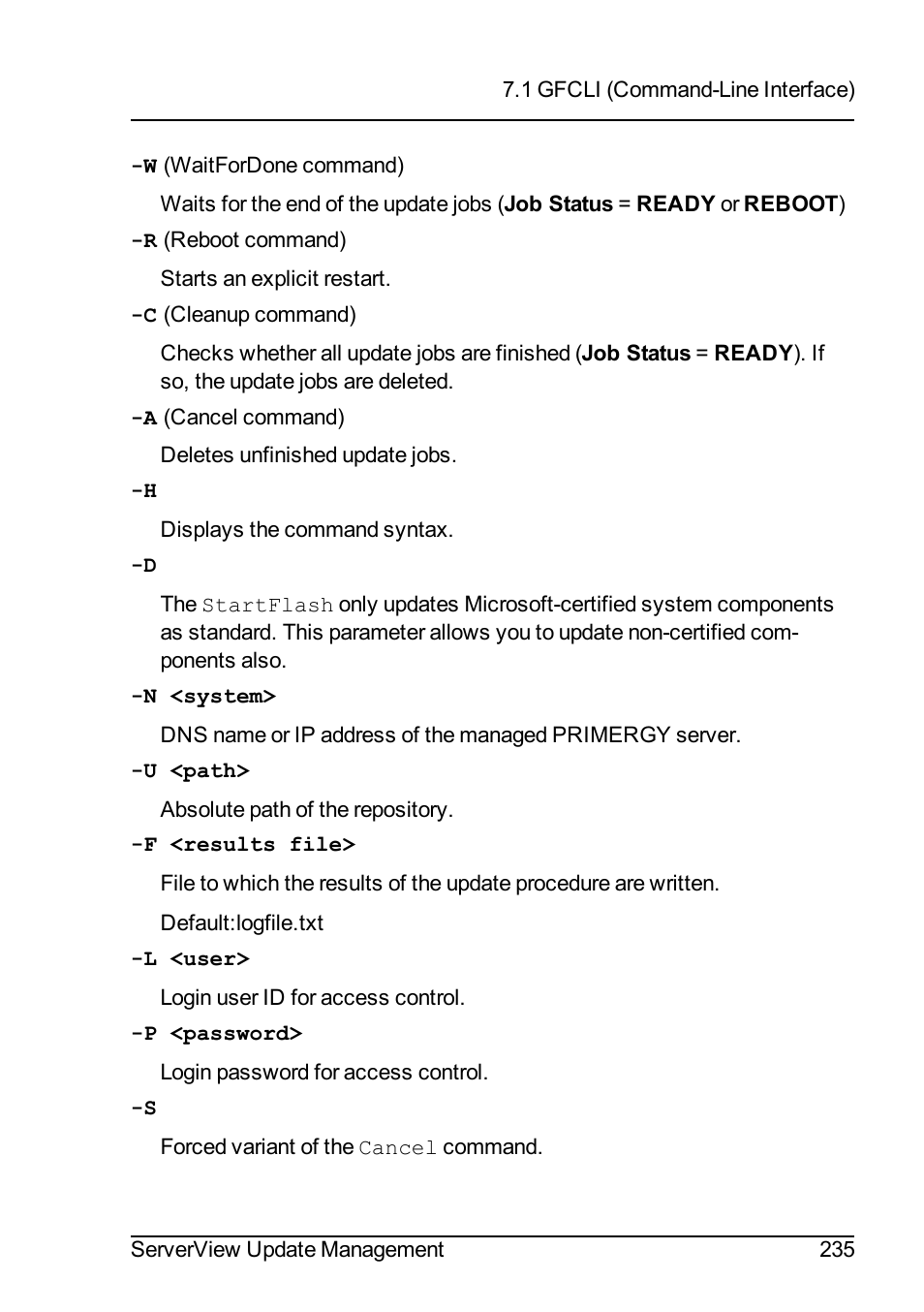 FUJITSU ServerView Suite V6.10 User Manual | Page 235 / 296