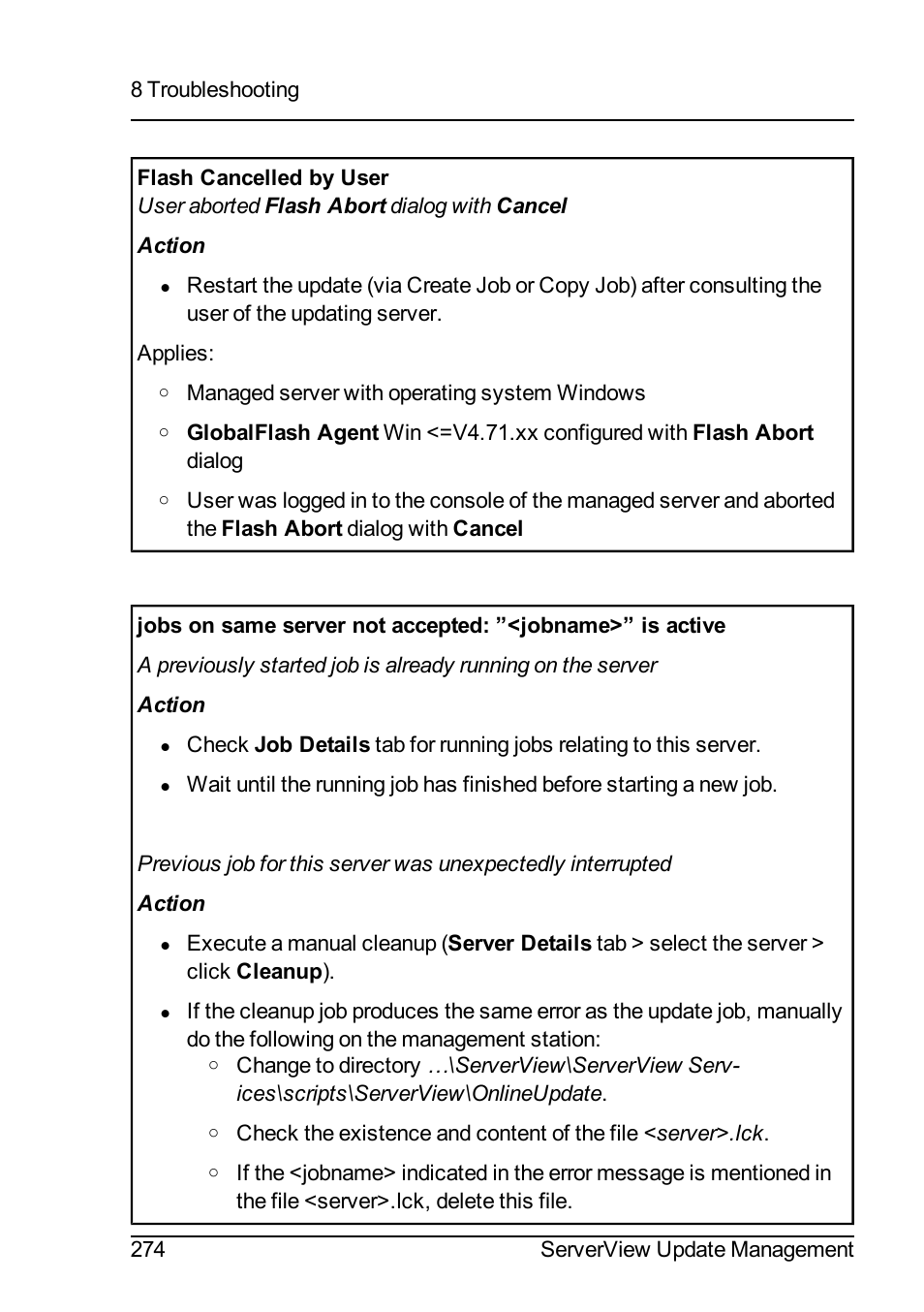 FUJITSU ServerView Suite V6.10 User Manual | Page 274 / 296