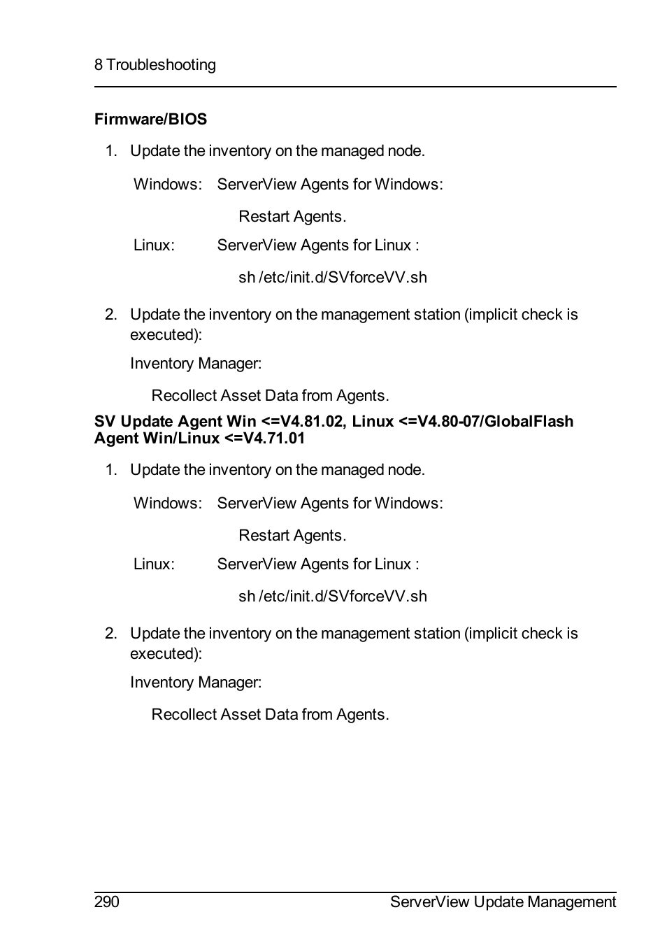 FUJITSU ServerView Suite V6.10 User Manual | Page 290 / 296