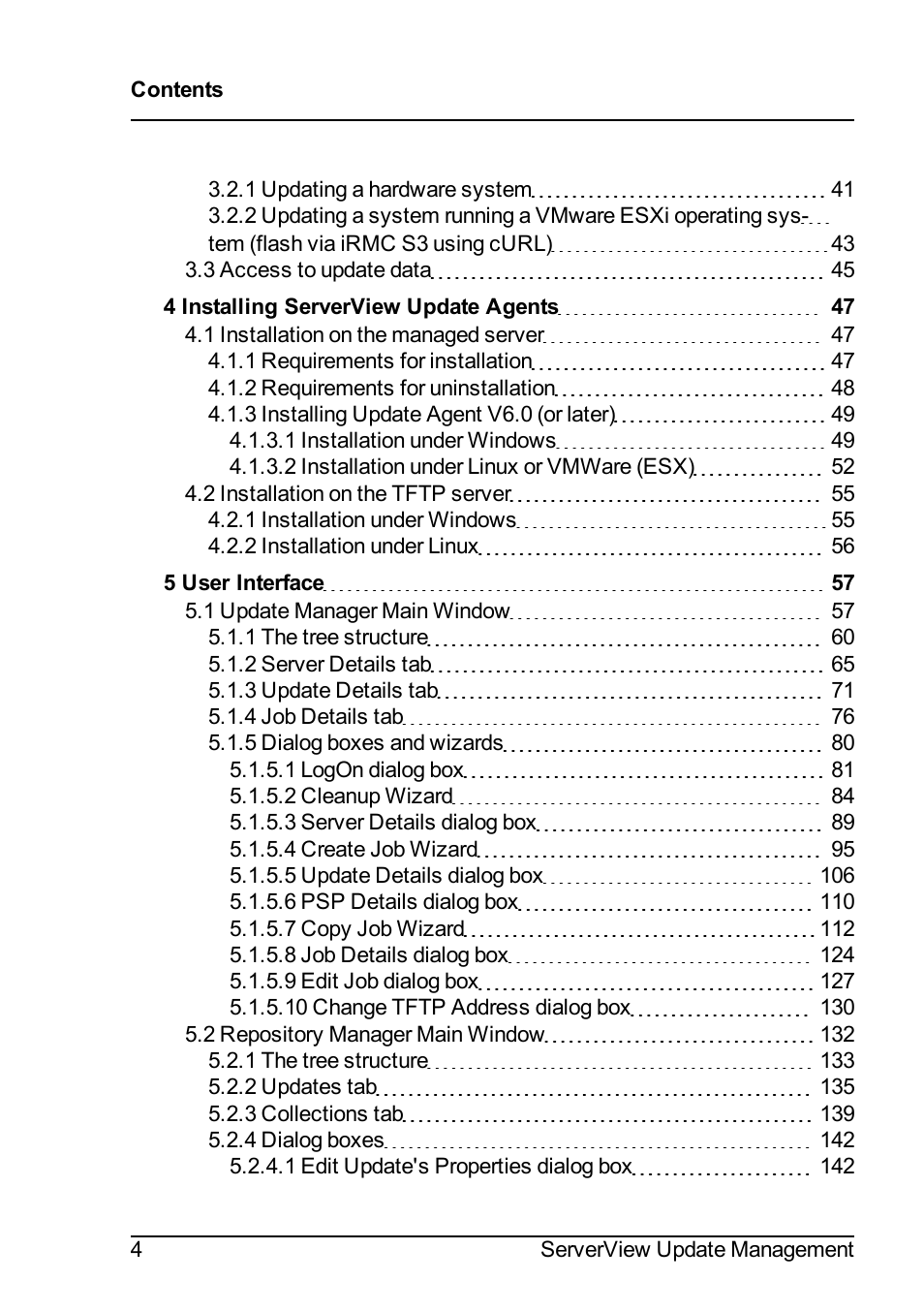 FUJITSU ServerView Suite V6.10 User Manual | Page 4 / 296