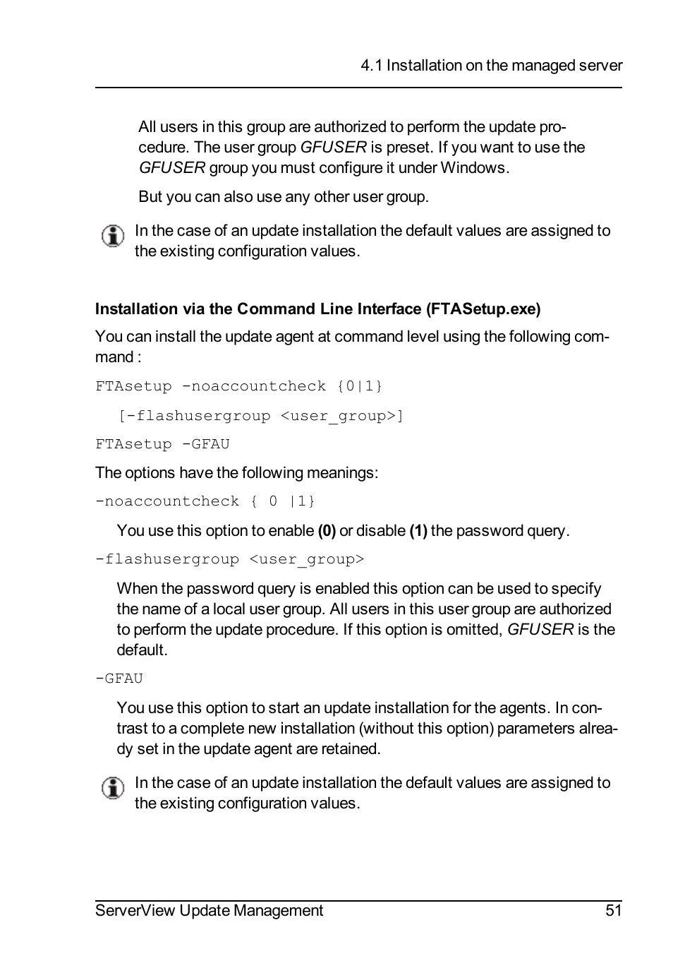 FUJITSU ServerView Suite V6.10 User Manual | Page 51 / 296