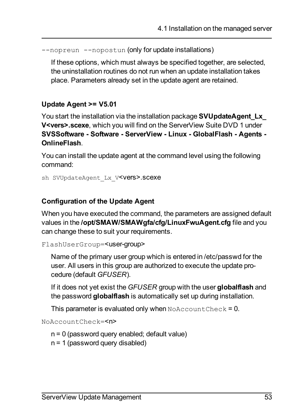 FUJITSU ServerView Suite V6.10 User Manual | Page 53 / 296