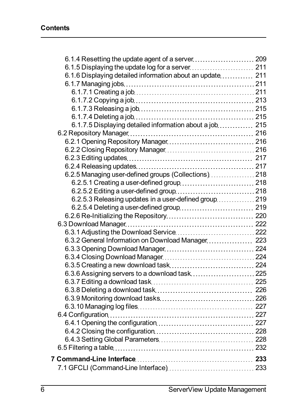 FUJITSU ServerView Suite V6.10 User Manual | Page 6 / 296