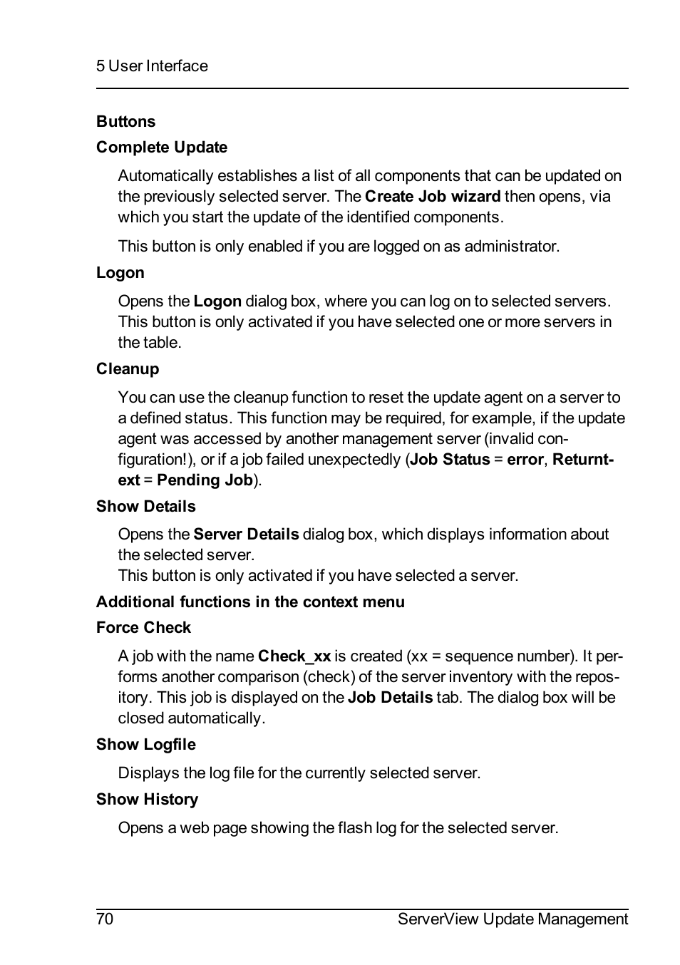 FUJITSU ServerView Suite V6.10 User Manual | Page 70 / 296