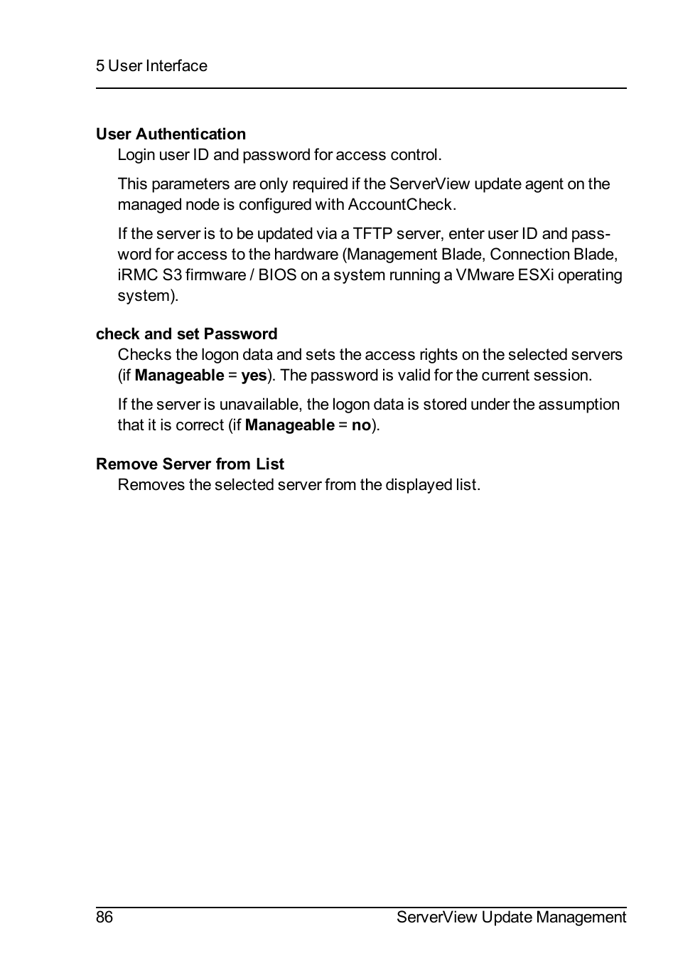 FUJITSU ServerView Suite V6.10 User Manual | Page 86 / 296