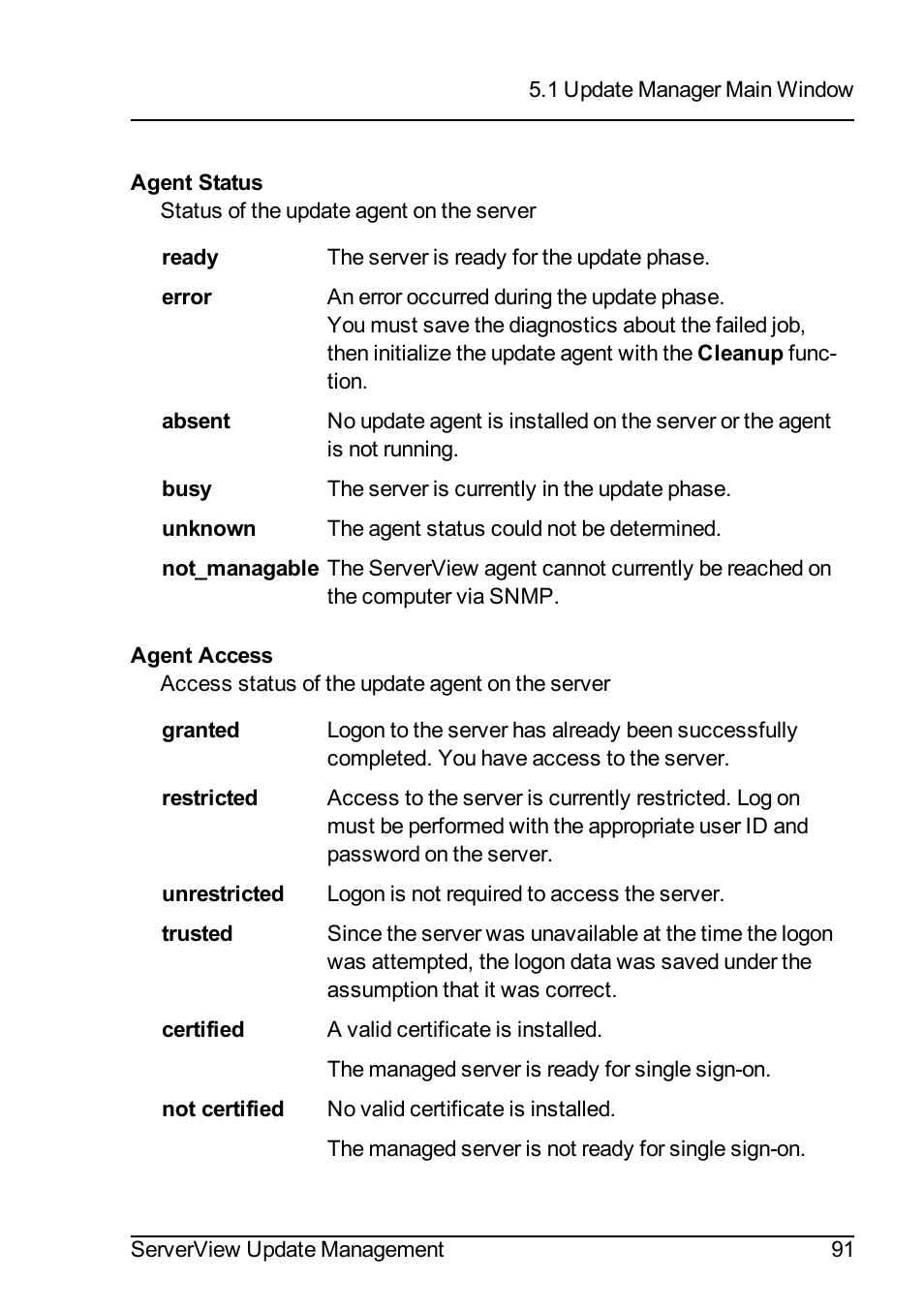FUJITSU ServerView Suite V6.10 User Manual | Page 91 / 296
