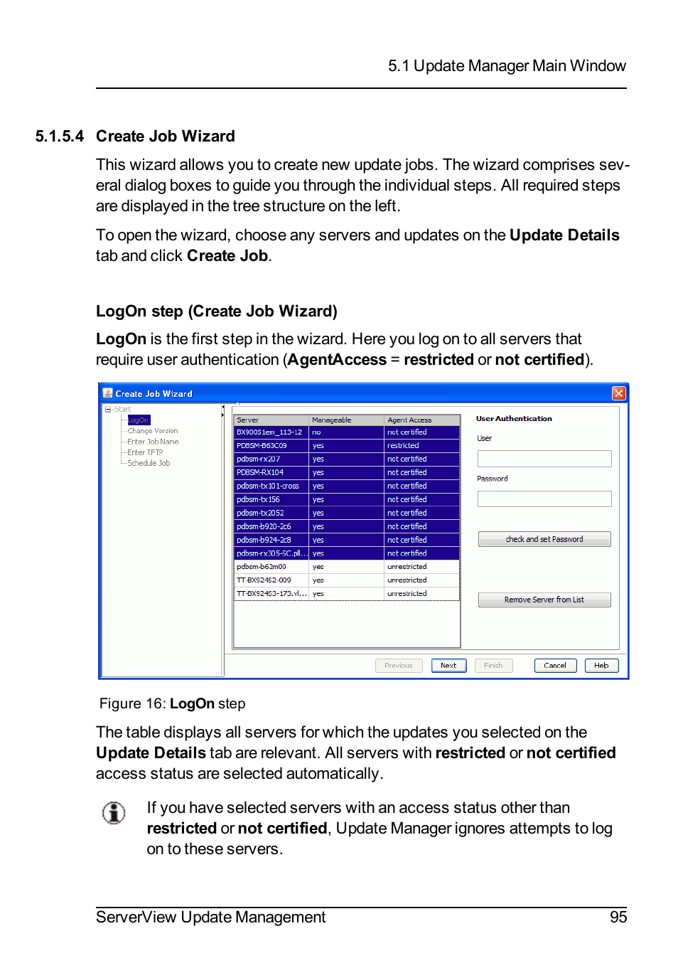 4 create job wizard | FUJITSU ServerView Suite V6.10 User Manual | Page 95 / 296