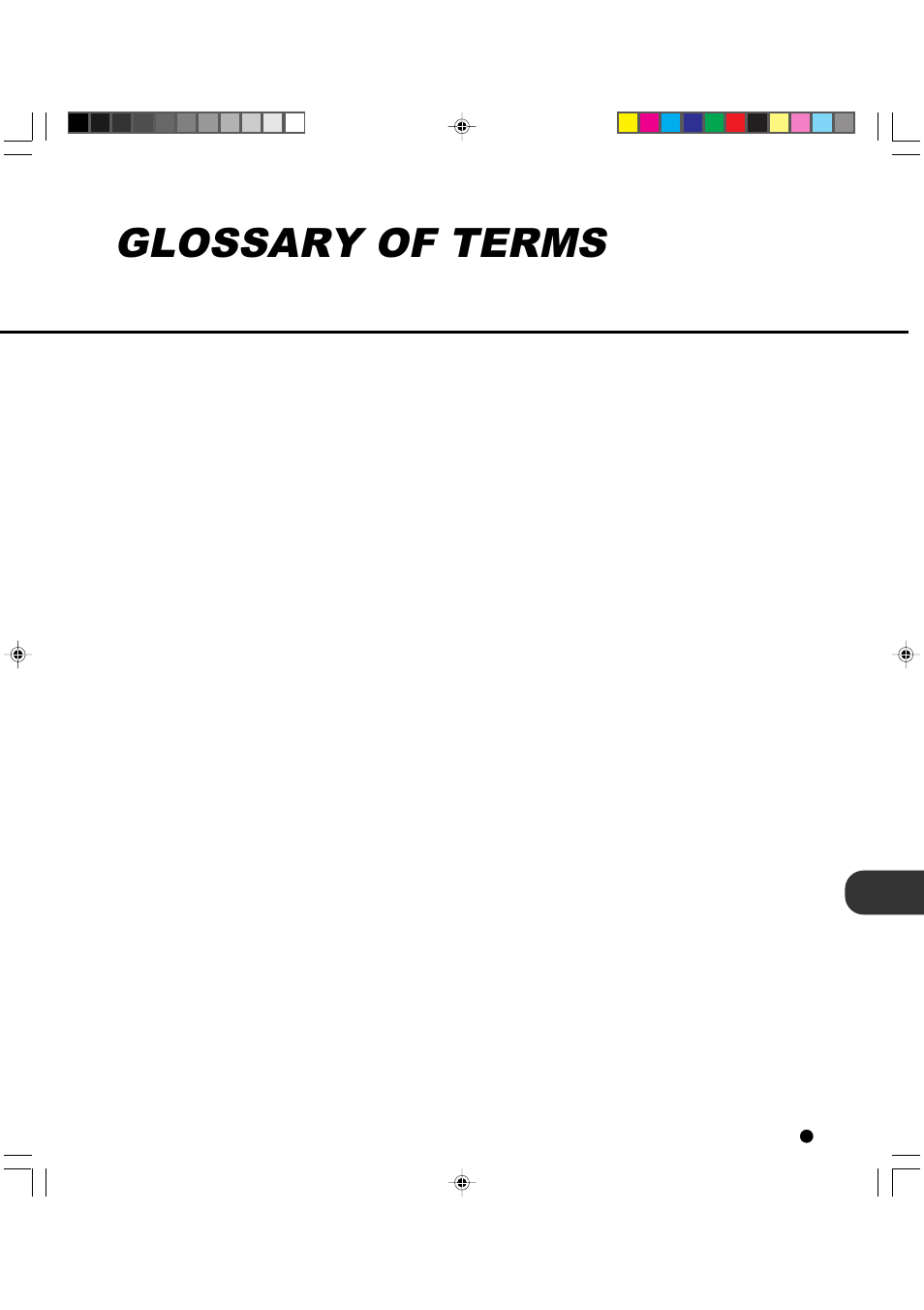 Glossary of terms | FUJITSU fi-4990C User Manual | Page 109 / 120