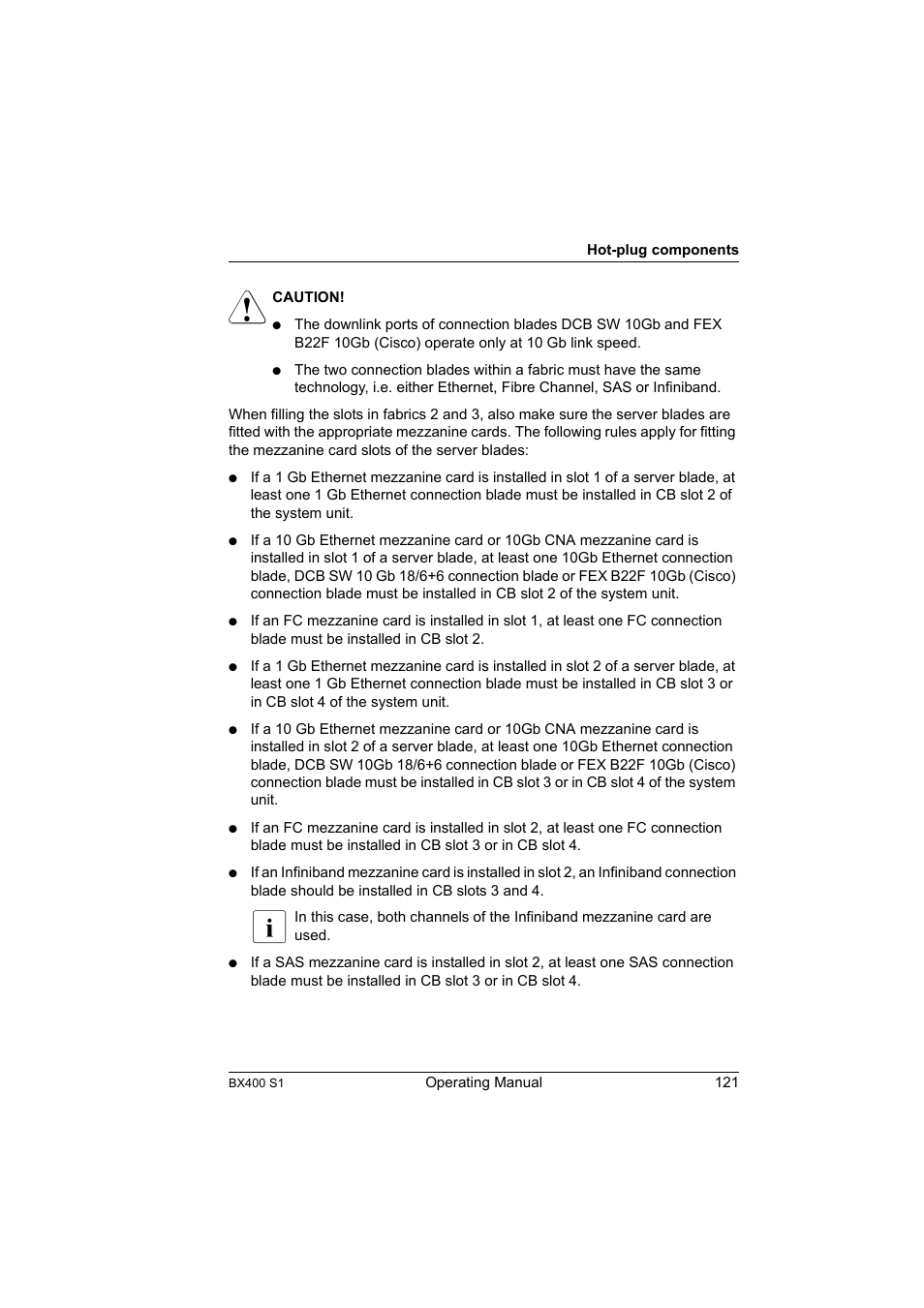 FUJITSU PRIMERGY BX400 S1 User Manual | Page 121 / 136