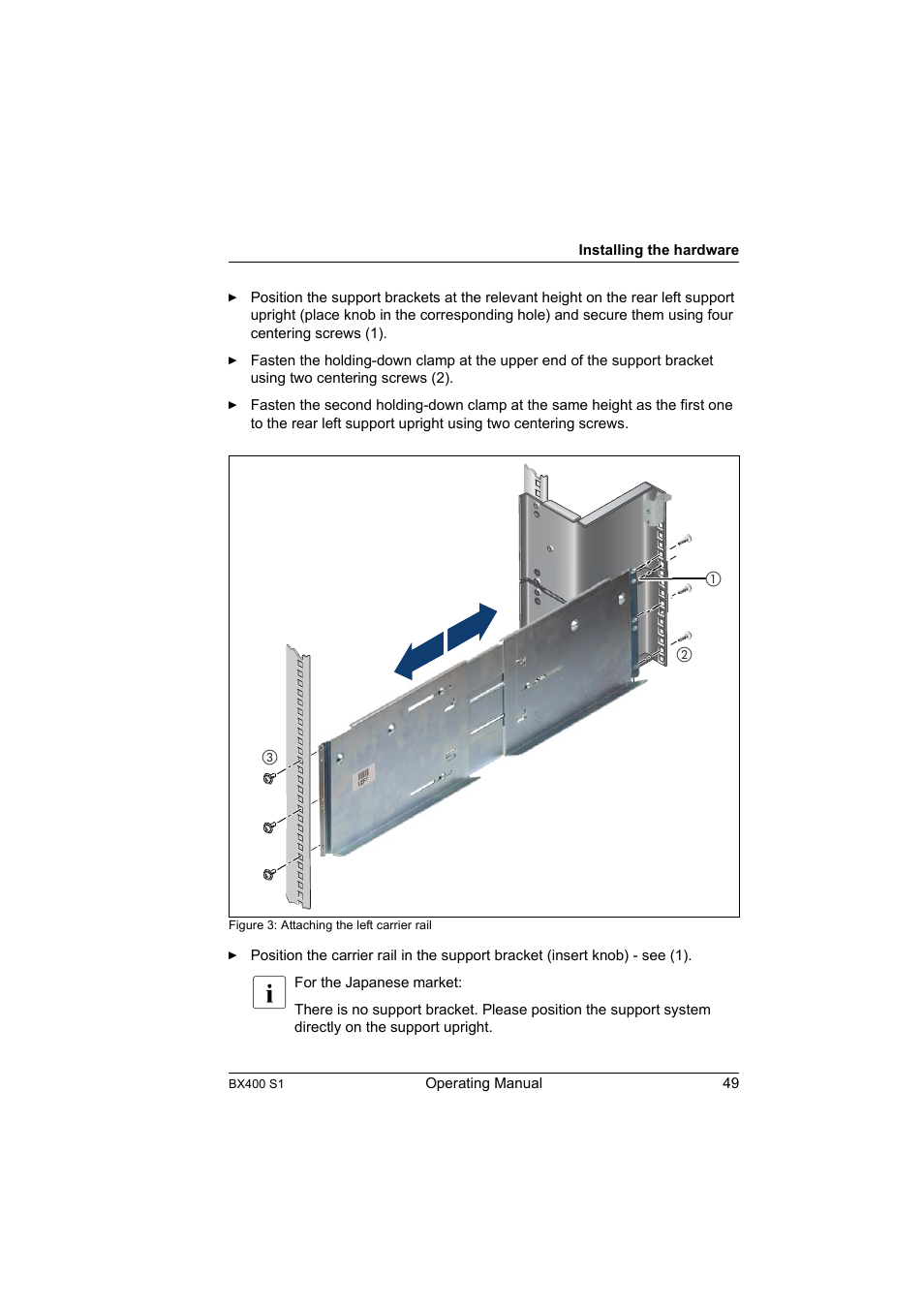FUJITSU PRIMERGY BX400 S1 User Manual | Page 49 / 136