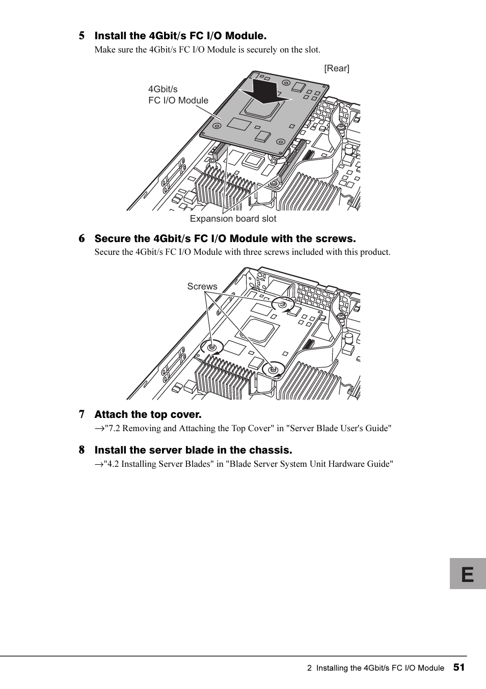 FUJITSU PRIMERGY 4Gbit/s FC I/O Modules User Manual | Page 13 / 40