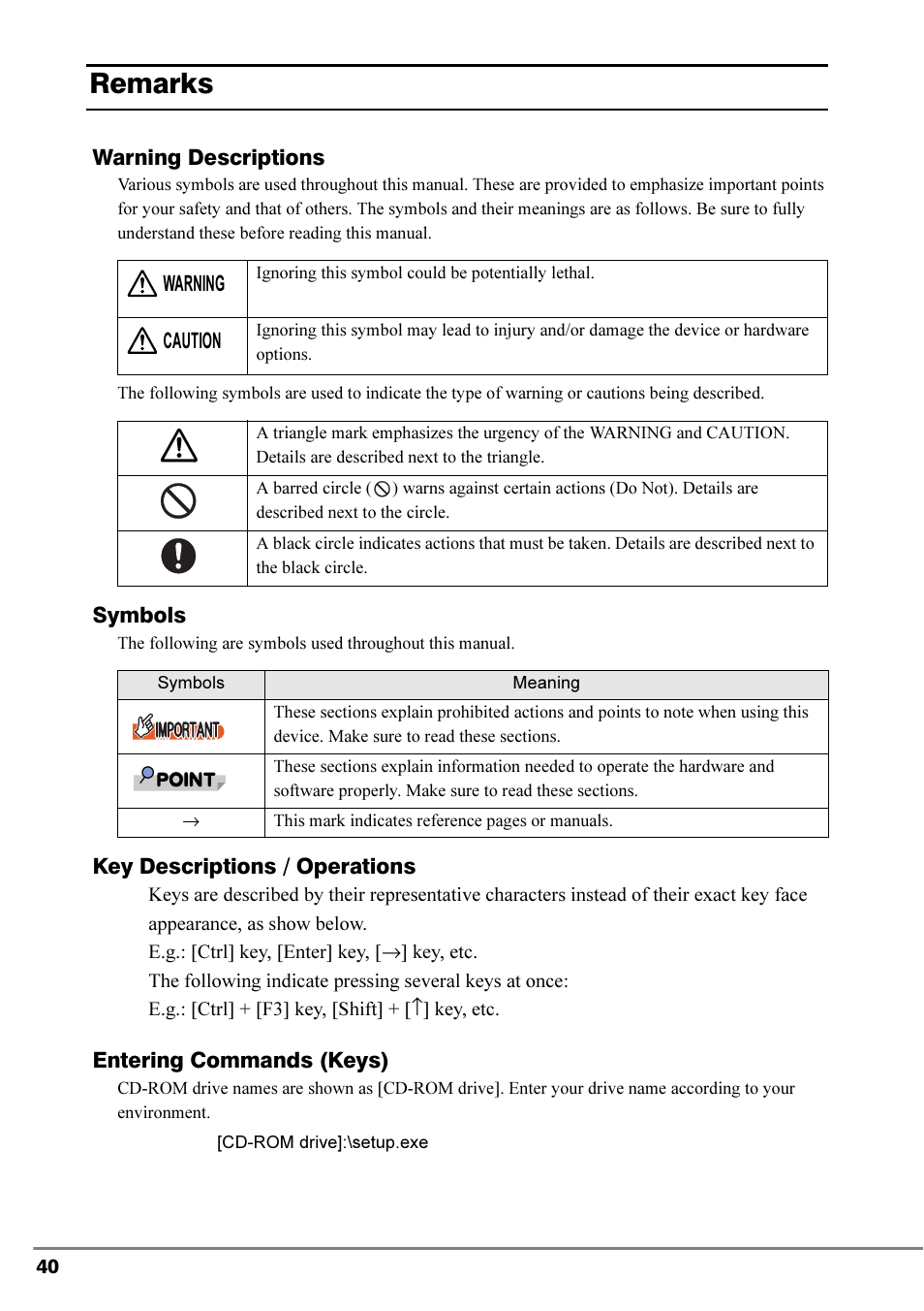 Remarks | FUJITSU PRIMERGY 4Gbit/s FC I/O Modules User Manual | Page 2 / 40