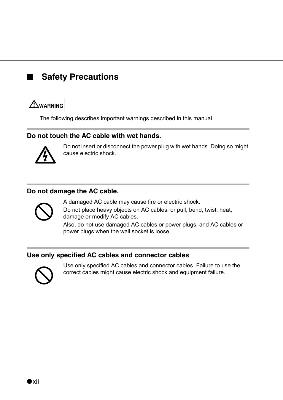 Safety precautions | FUJITSU fi-4860C User Manual | Page 13 / 87