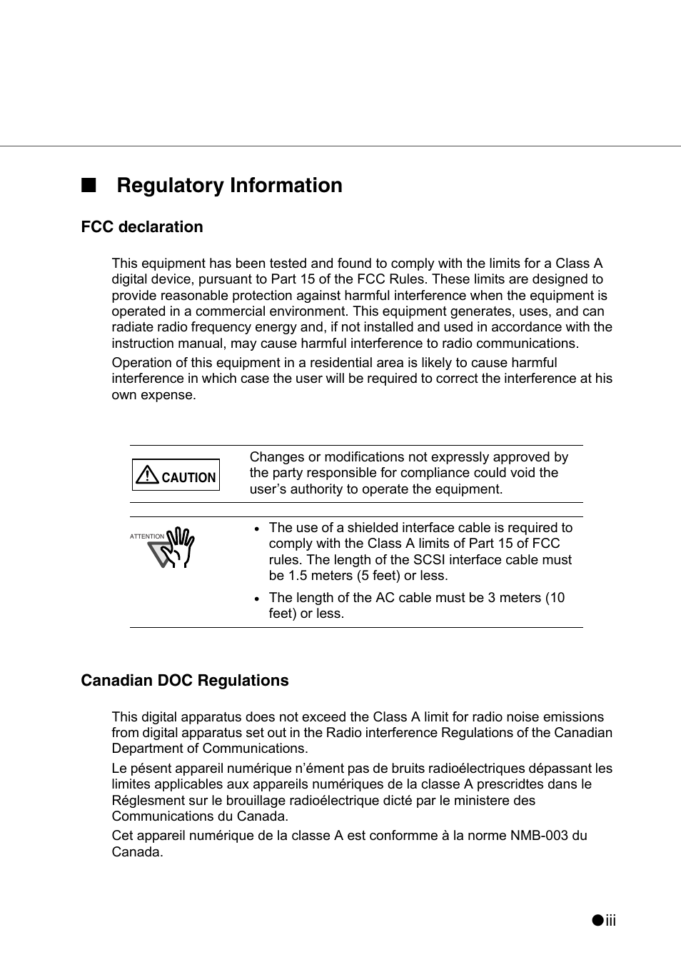 Regulatory information | FUJITSU fi-4860C User Manual | Page 4 / 87