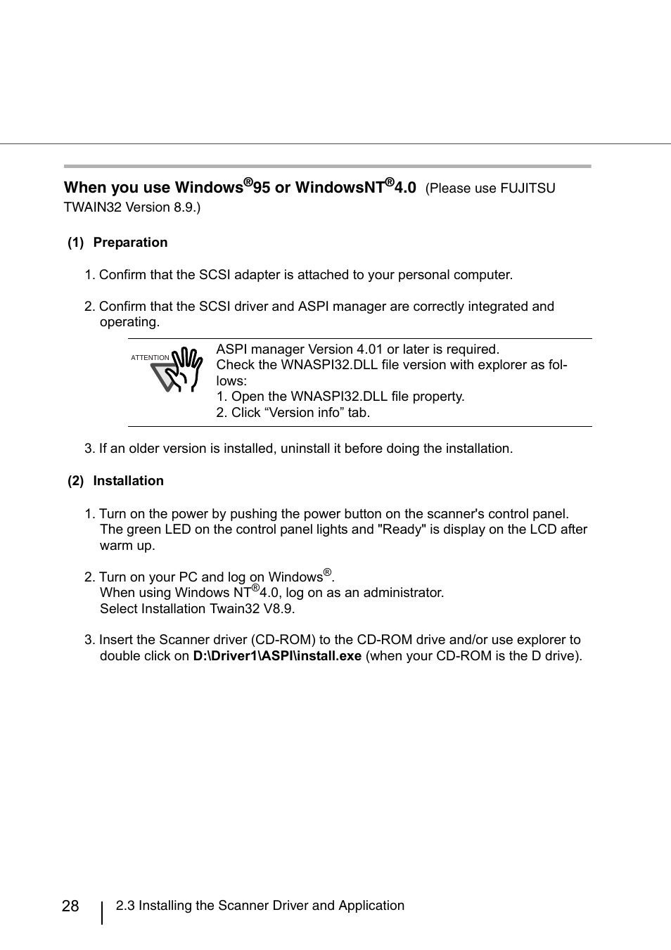 FUJITSU fi-4860C User Manual | Page 51 / 87