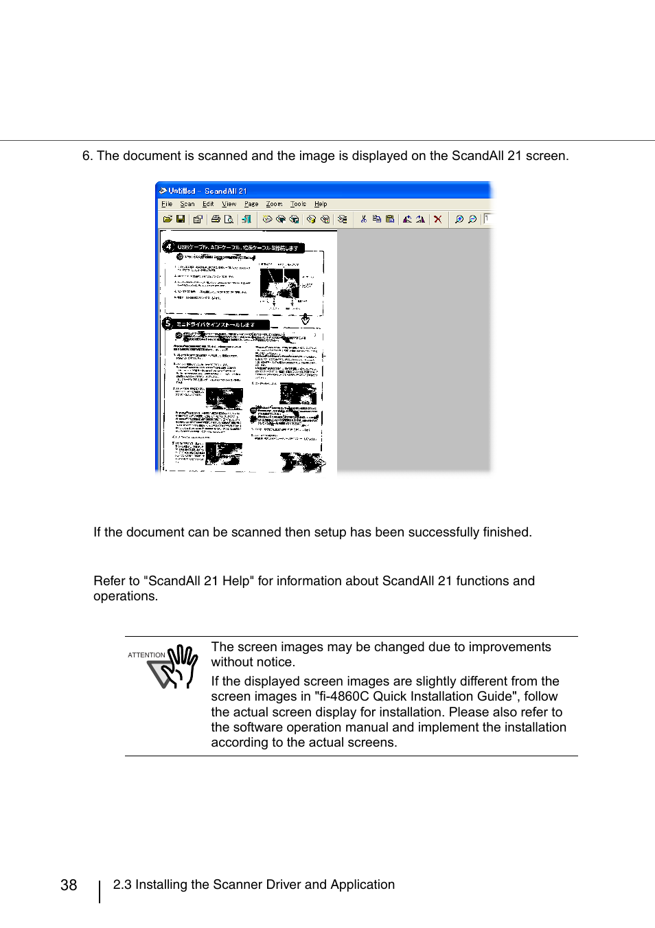 FUJITSU fi-4860C User Manual | Page 61 / 87