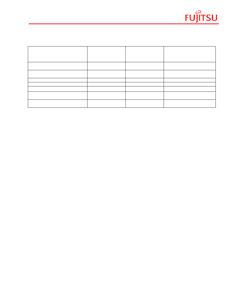Microcontroller pins used for serial programming | FUJITSU FMC-16LX/FR User Manual | Page 14 / 14