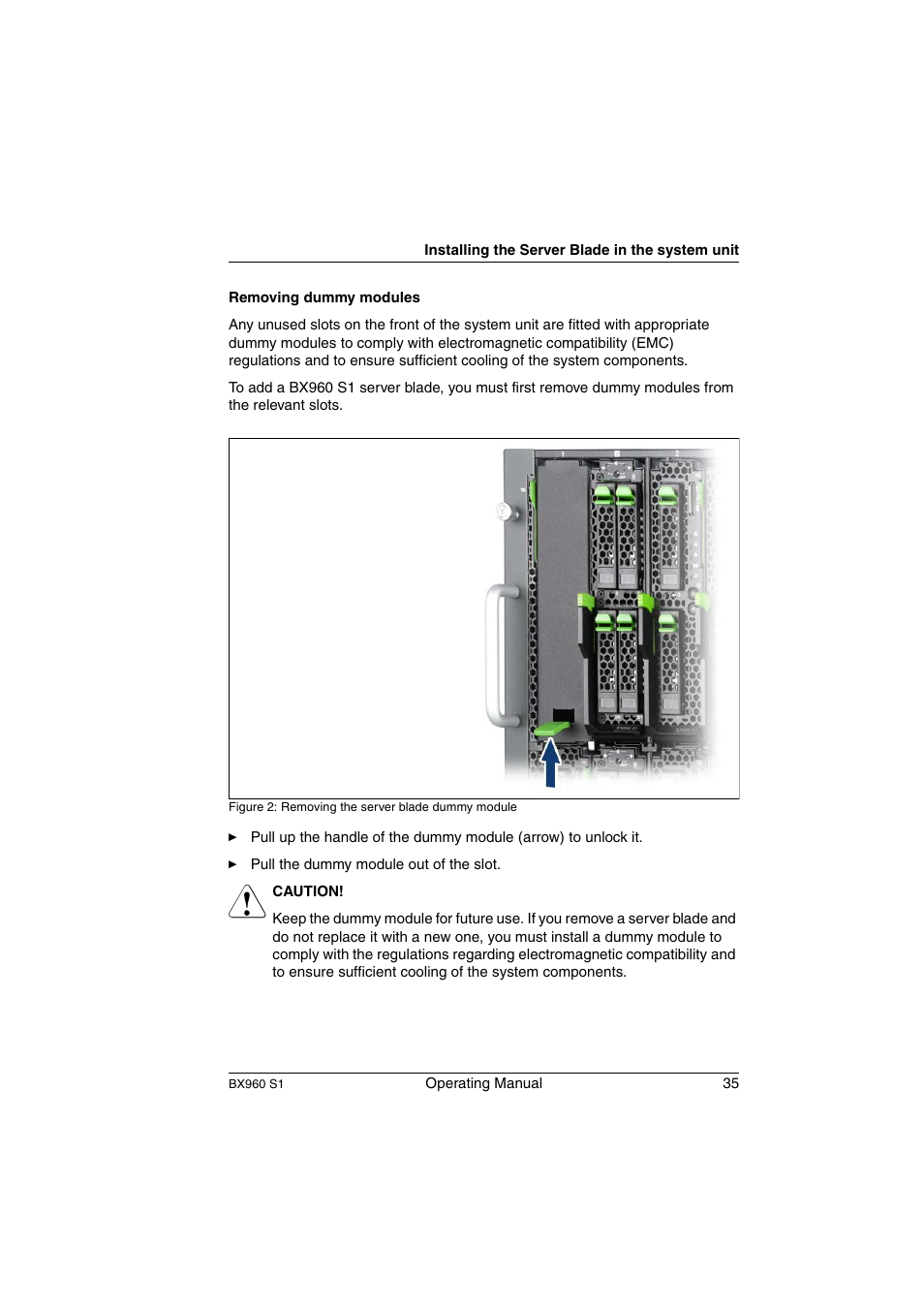 FUJITSU PRIMERGY BX960 S1 User Manual | Page 35 / 72