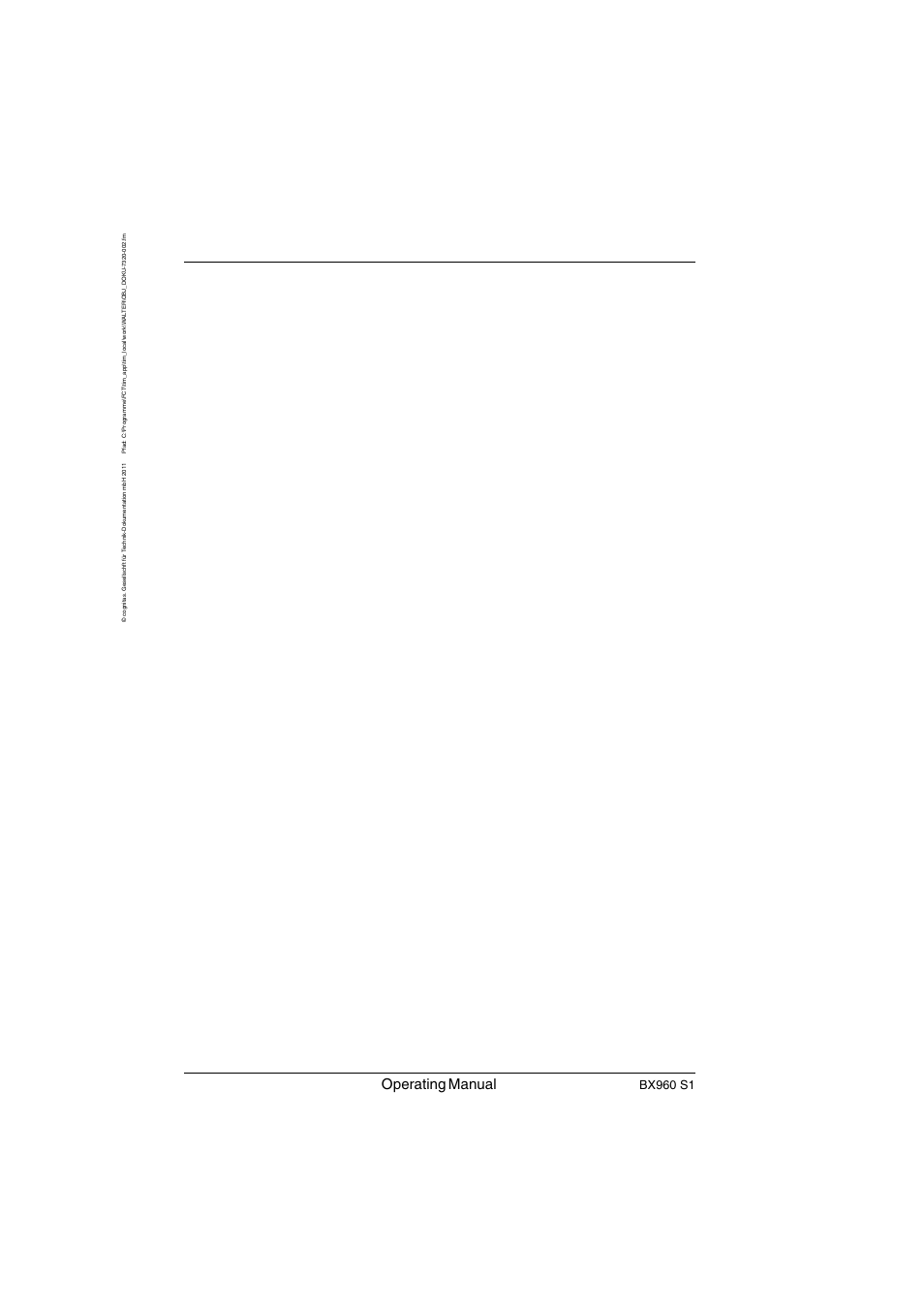 Operating manual, Bx960 s1 | FUJITSU PRIMERGY BX960 S1 User Manual | Page 6 / 72