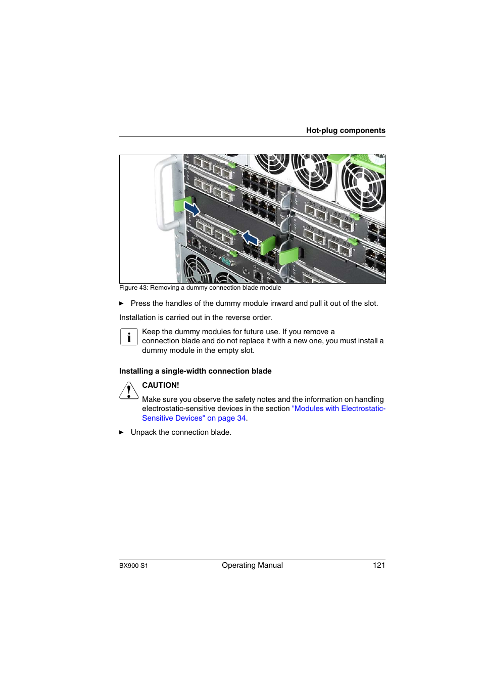 FUJITSU BX900 S1 User Manual | Page 121 / 144