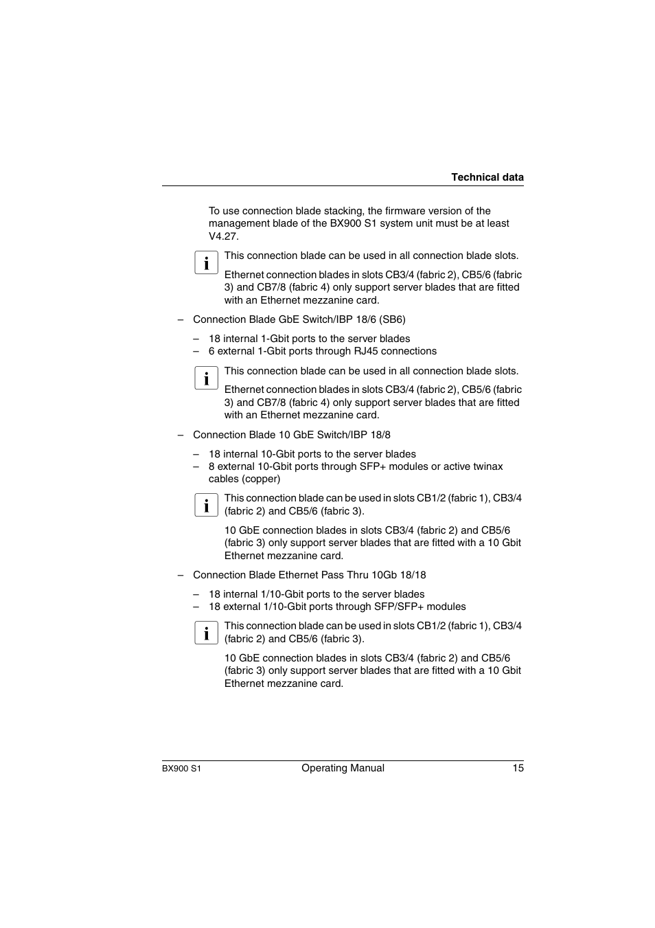 FUJITSU BX900 S1 User Manual | Page 15 / 144