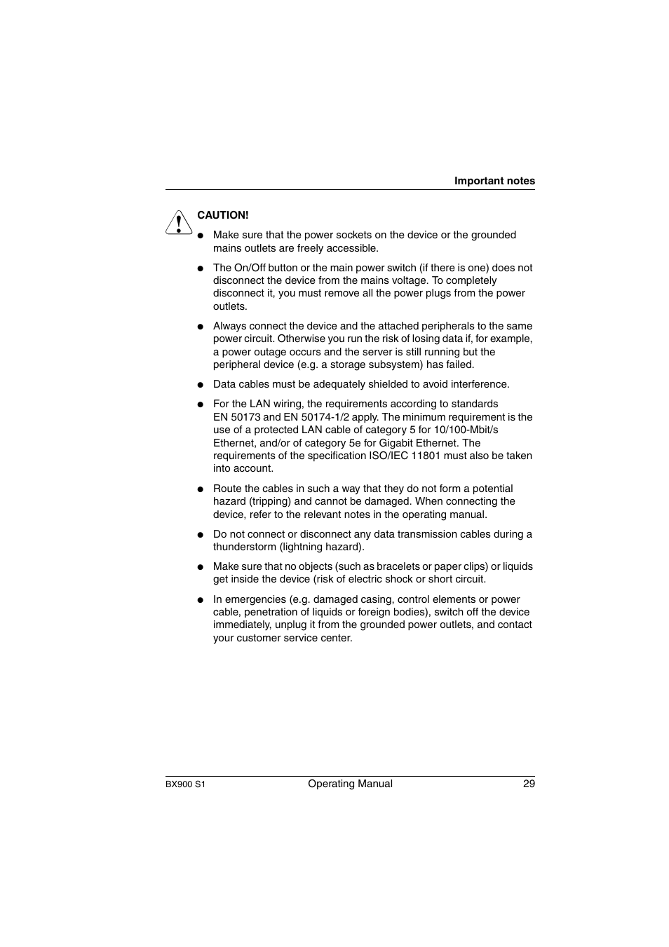 FUJITSU BX900 S1 User Manual | Page 29 / 144