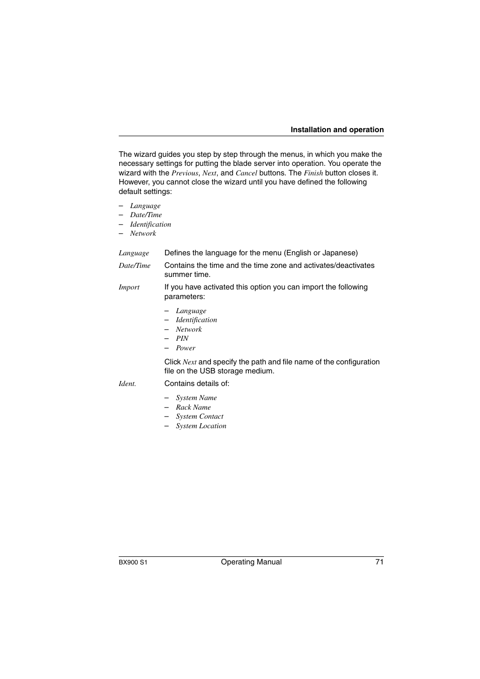 FUJITSU BX900 S1 User Manual | Page 71 / 144