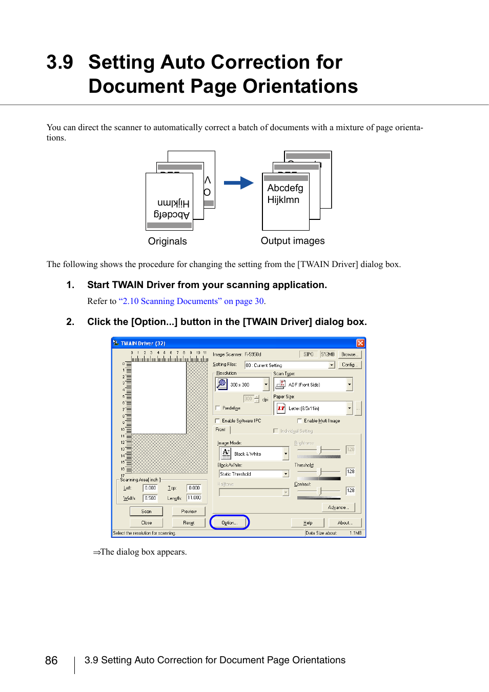 Orientations | FUJITSU fi-5950 User Manual | Page 106 / 257