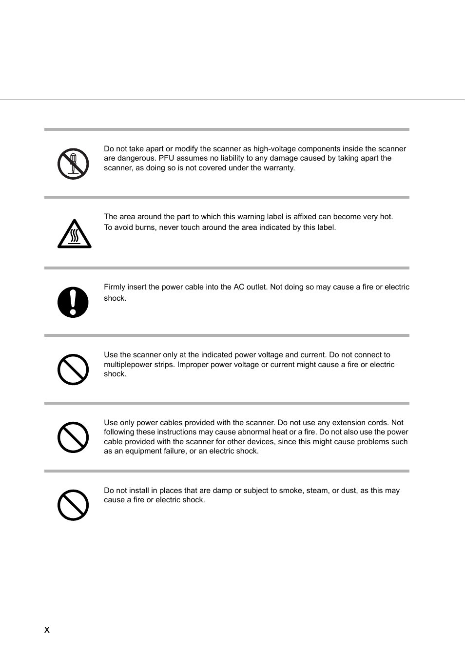 FUJITSU fi-5950 User Manual | Page 12 / 257