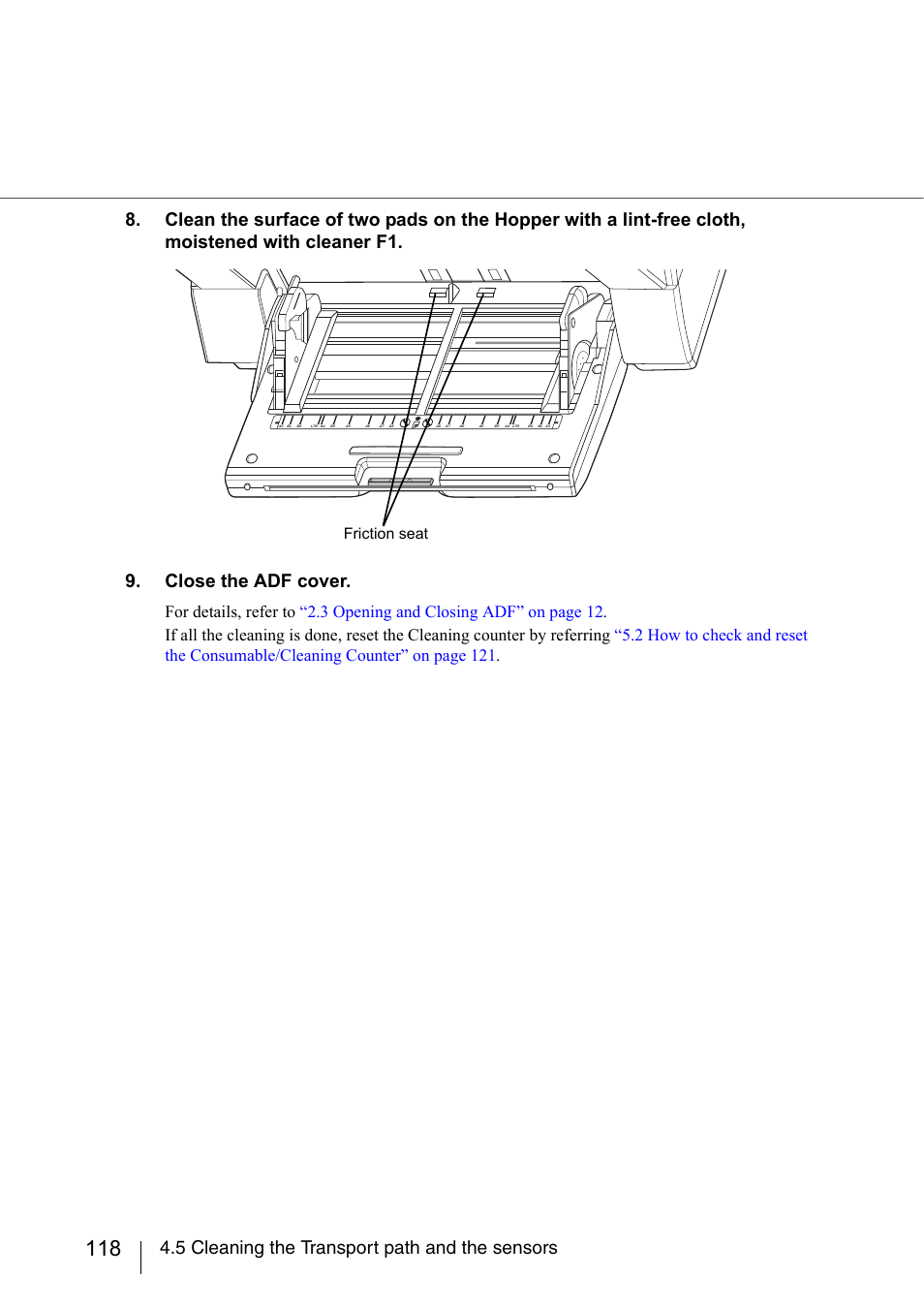 Friction seat | FUJITSU fi-5950 User Manual | Page 138 / 257