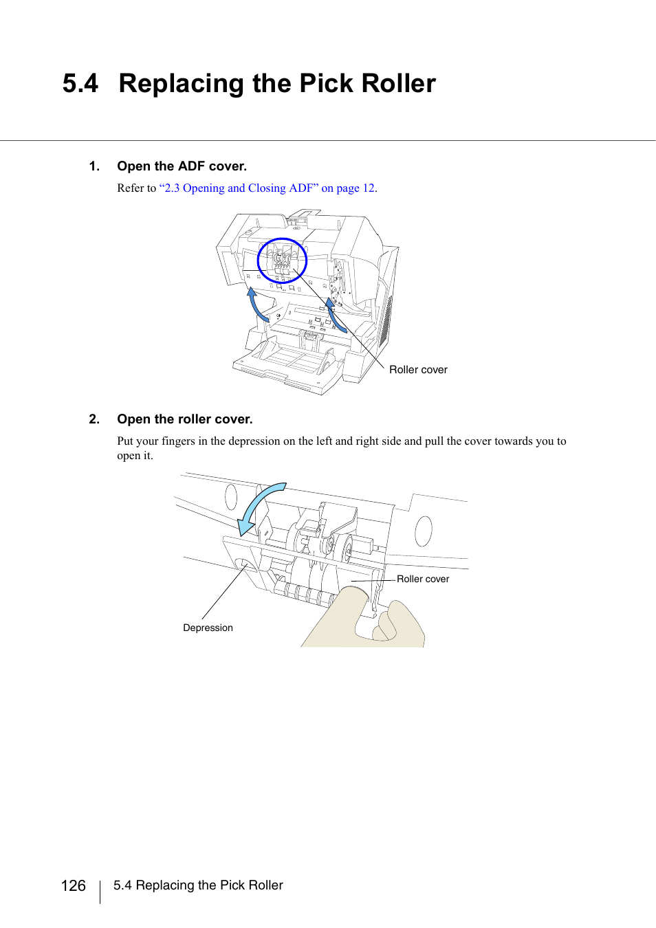 4 replacing the pick roller | FUJITSU fi-5950 User Manual | Page 146 / 257