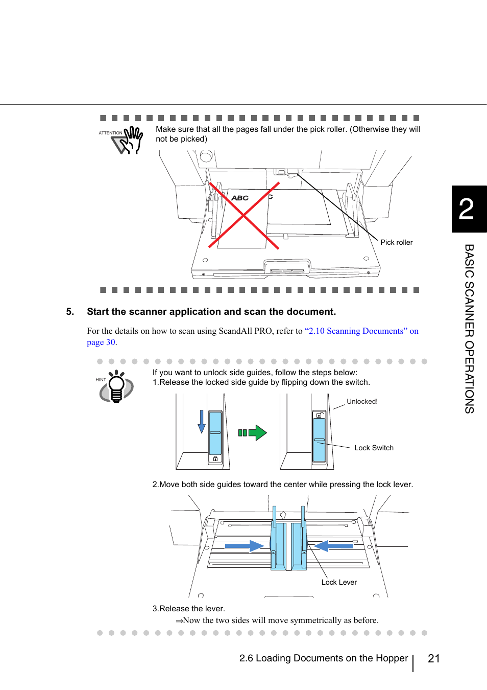 Basic scanner opera t ions | FUJITSU fi-5950 User Manual | Page 41 / 257