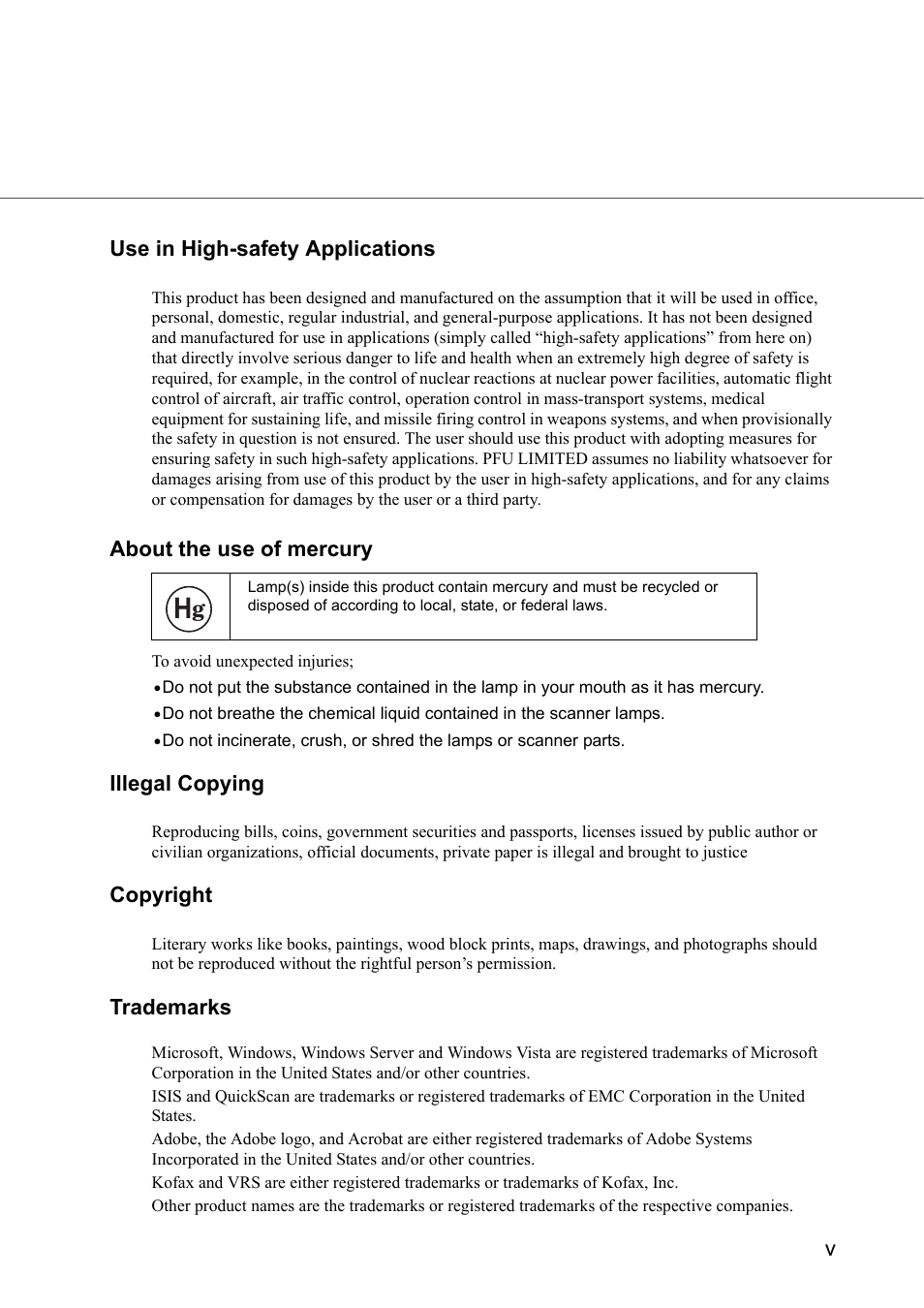 FUJITSU fi-5950 User Manual | Page 7 / 257