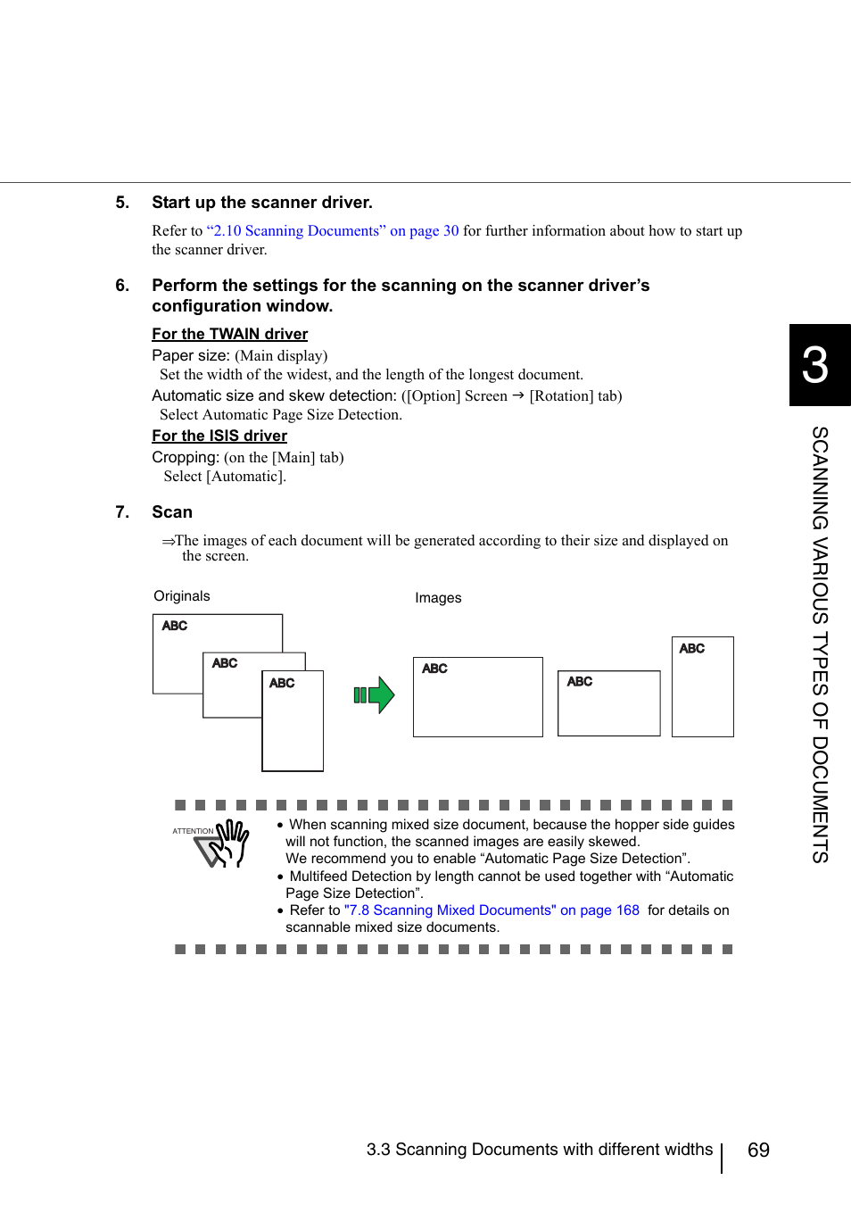 Scanni ng v a rious types of documents | FUJITSU fi-5950 User Manual | Page 89 / 257