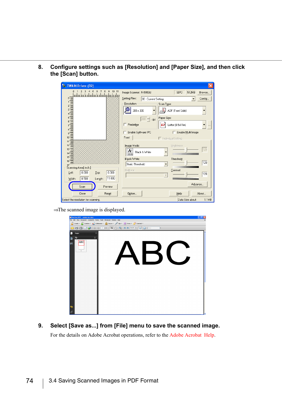 FUJITSU fi-5950 User Manual | Page 94 / 257