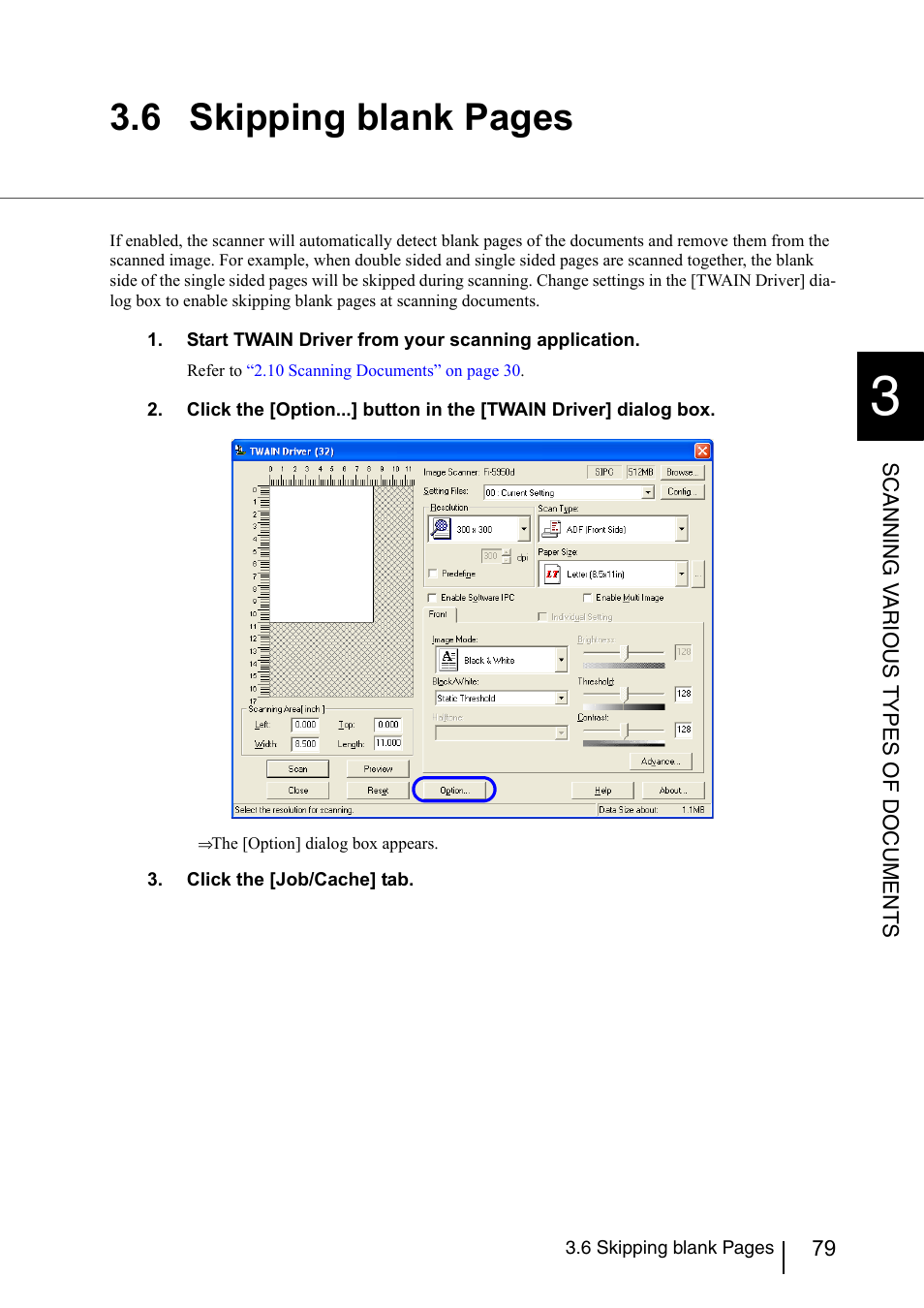 6 skipping blank pages | FUJITSU fi-5950 User Manual | Page 99 / 257