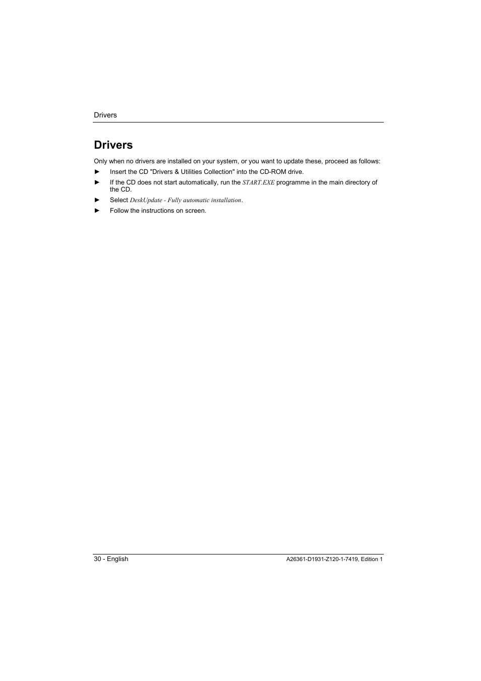 Drivers | FUJITSU Mainboard D1931 User Manual | Page 40 / 49