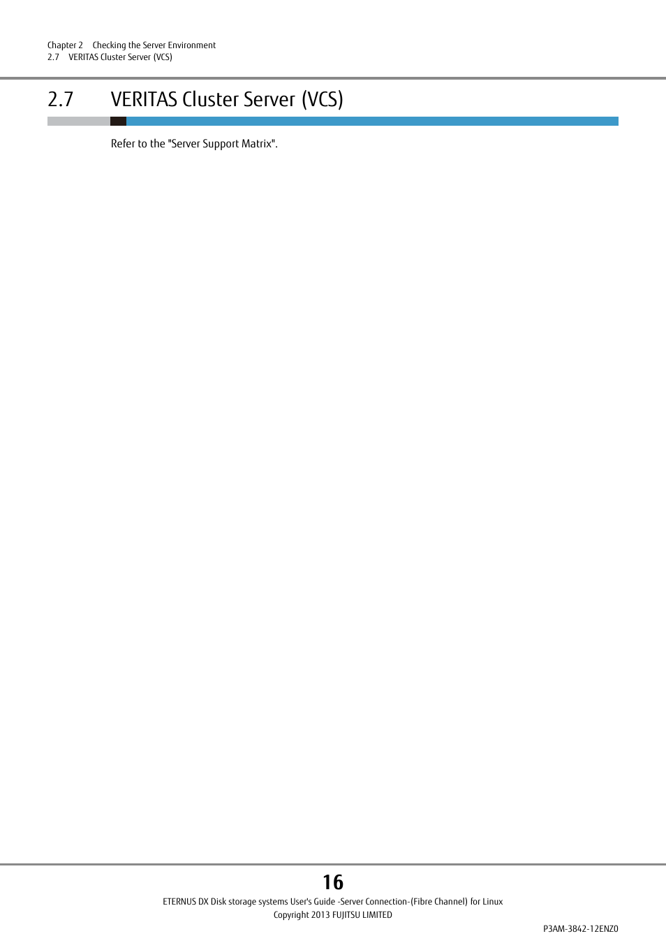 7 veritas cluster server (vcs) | FUJITSU ETERNUS DX P3AM-3842-05ENZ0 User Manual | Page 16 / 35