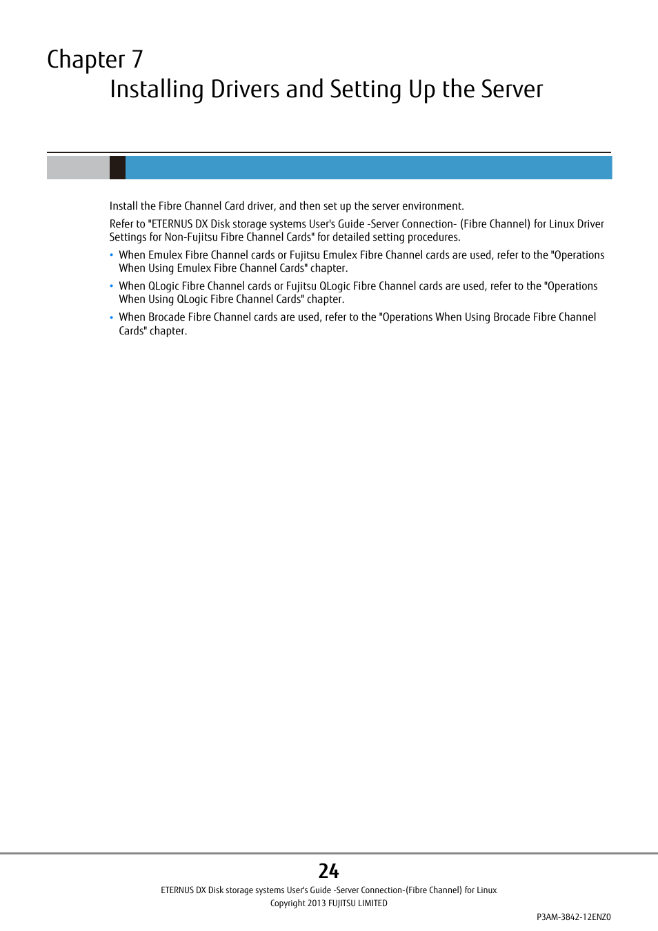 FUJITSU ETERNUS DX P3AM-3842-05ENZ0 User Manual | Page 24 / 35