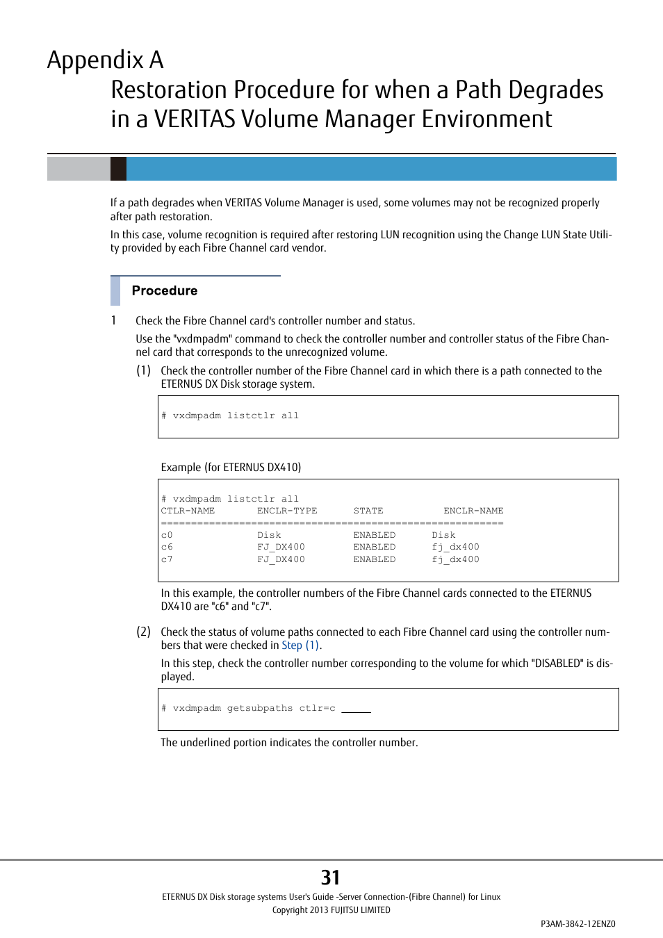 Manager environment | FUJITSU ETERNUS DX P3AM-3842-05ENZ0 User Manual | Page 31 / 35
