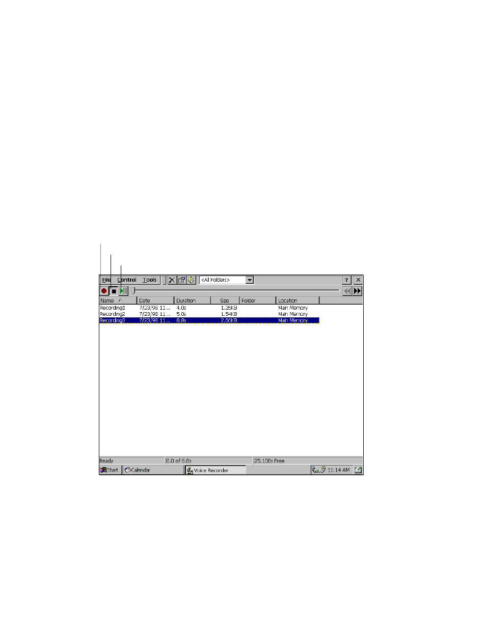 Voice recorder and inkwriter, Voice recorder: capturing ideas and thoughts | FUJITSU 200 User Manual | Page 46 / 130
